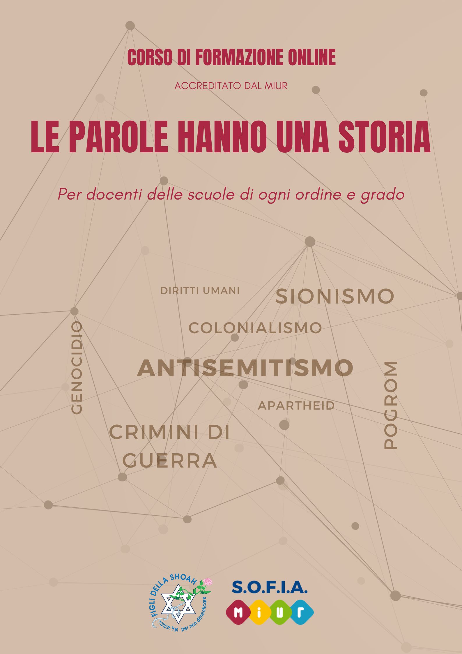 Corso di formazione online: "Le parole hanno una storia"